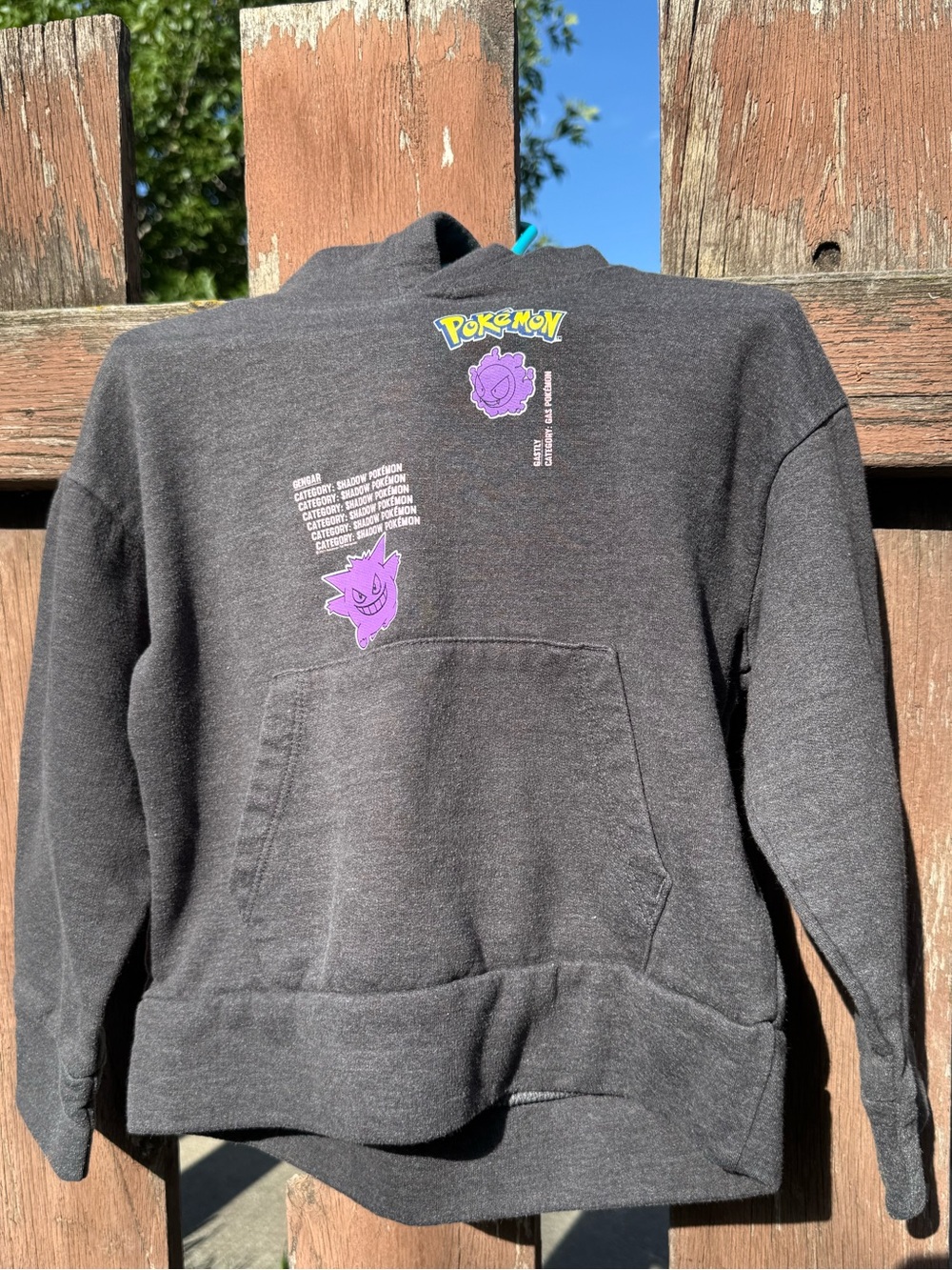 Pokémon - Kids Gray and Purple Old Navy Hoodie - Size XS (5)